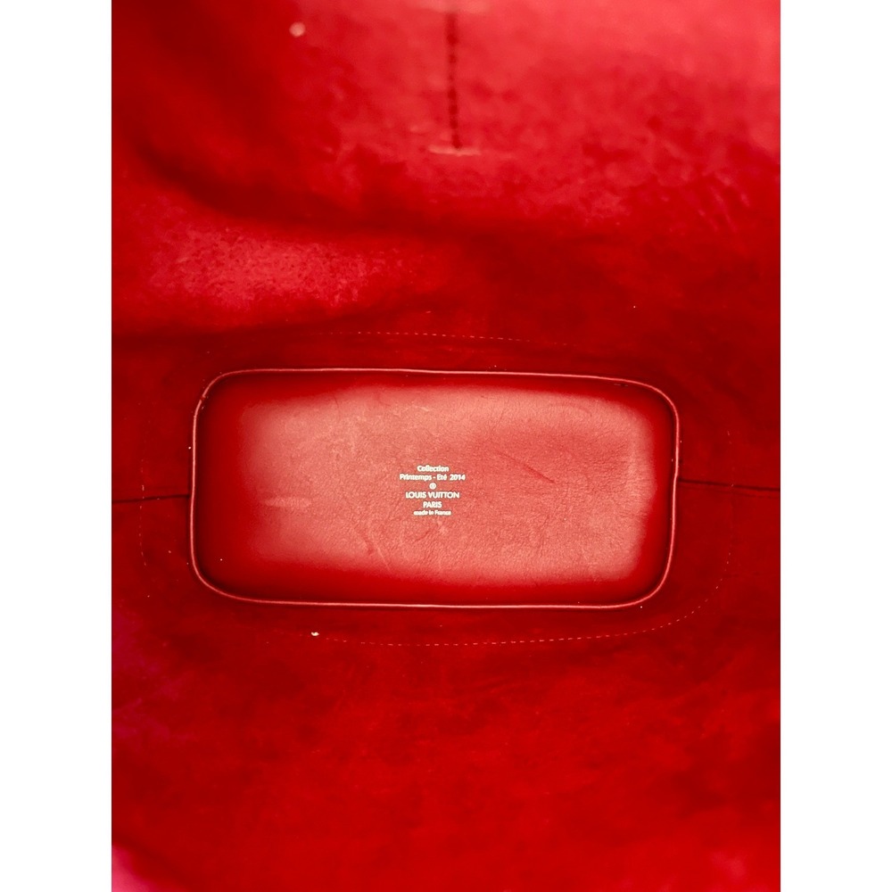 Louis Vuitton NN 14 GM Monogram Idole Ruby Red Bucket Bag Marc Jacobs 2014 Rcpt - Picture 13 of 16